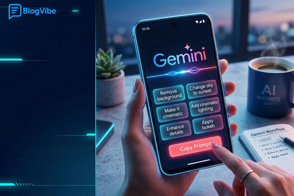 Google Gemini AI Photo Editing Prompts Copy Paste 2026 (Ultimate Guide)