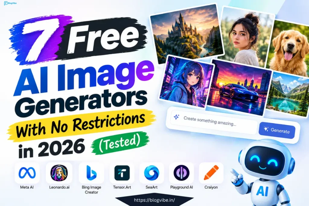 7 Free AI Image Generators With No Restrictions in 2026 (Tested)