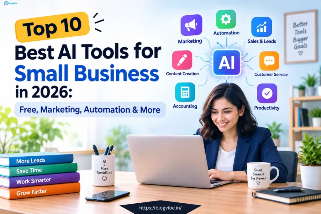 Top 10 Best AI Tools for Small Business in 2026: Free, Marketing, Automation & More