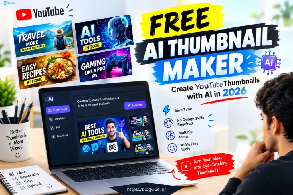Free AI Thumbnail Maker: Create YouTube Thumbnails with AI in 2026