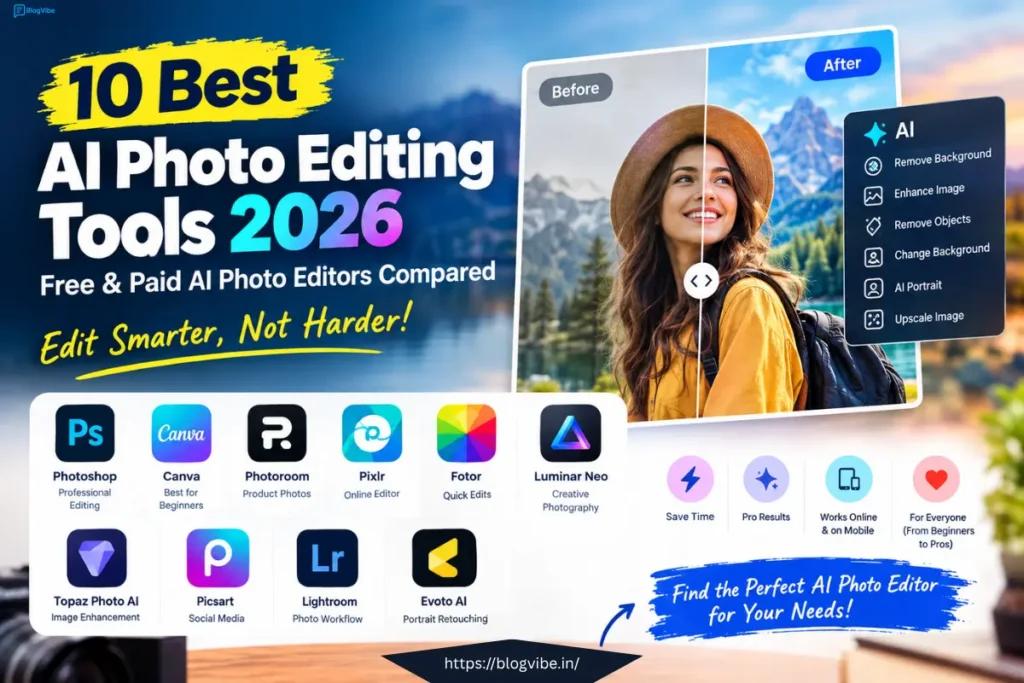 10 Best AI Photo Editing Tools in 2026: Free AI Photo Editors Compared