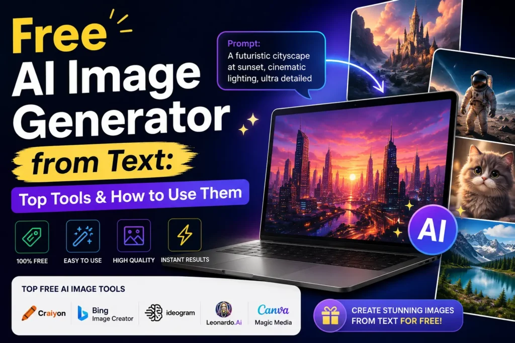 Free AI Image Generator from Text 2026: Top Tools & How to Use Them