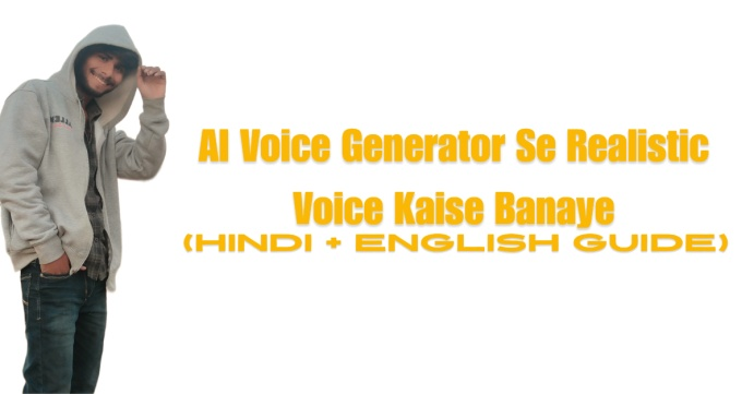 AI Voice Generator Se Realistic Voice Kaise Banaye (Hindi + English Guide)