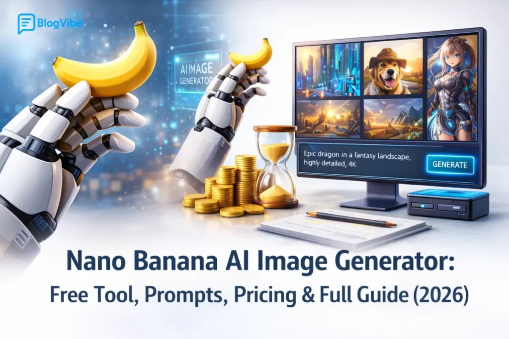 Nano Banana AI Image Generator: Free Tool, Prompts, Pricing & Full Guide (2026)