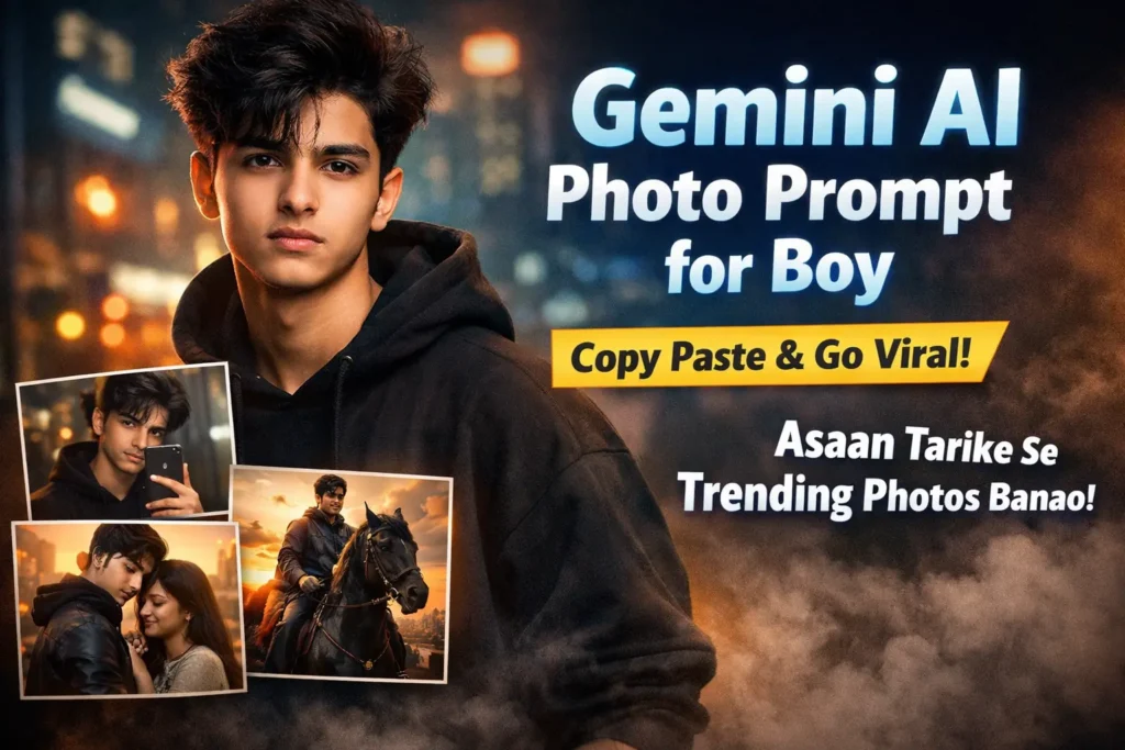 Gemini AI Photo Prompt Copy Paste Trending Boy (2026 Guide)