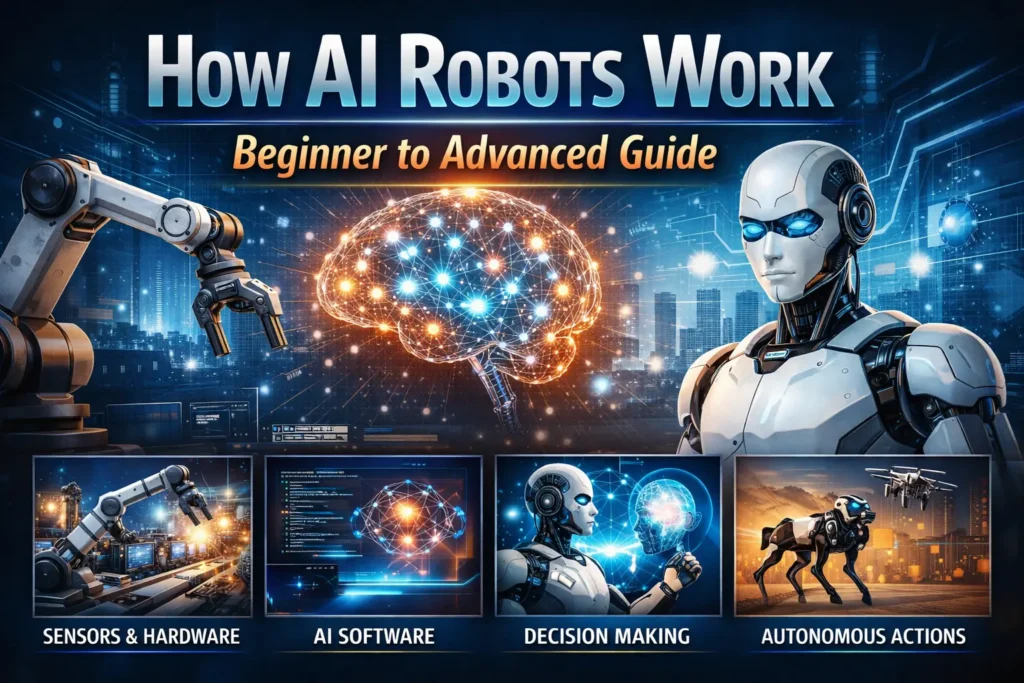 How AI Robots Work – Beginner to Advanced Guide