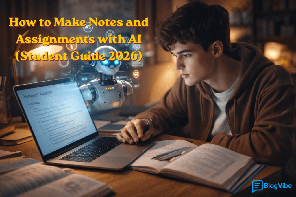 How to Make Notes and Assignments with AI (Student Guide 2026)