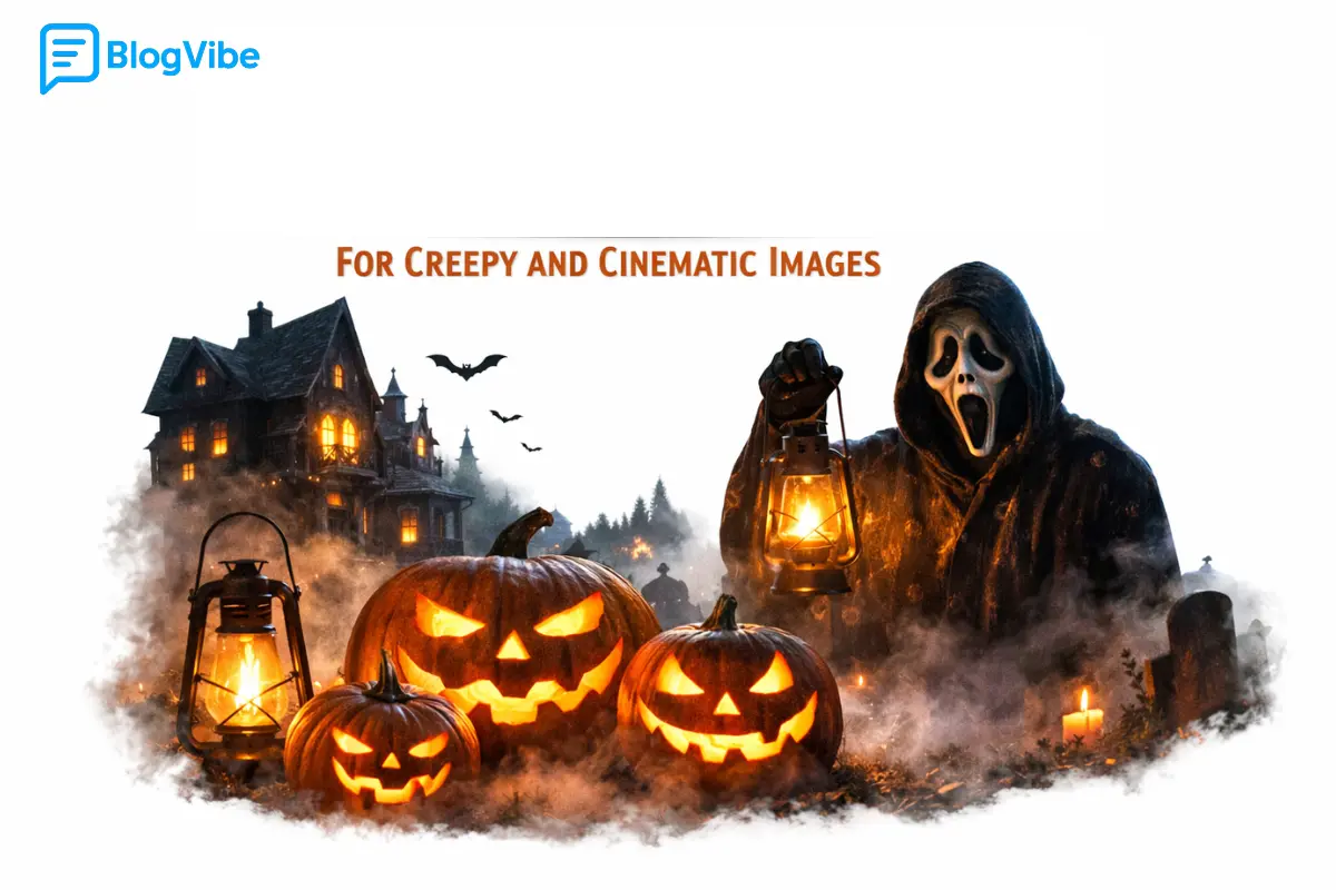Spooky Halloween Night AI Photo Prompts for Creepy and Cinematic Images