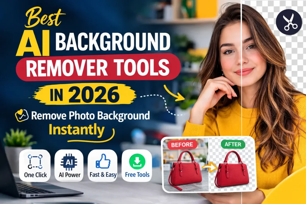 Best AI Background Remover Tools in 2026 – Remove Photo Background Instantly
