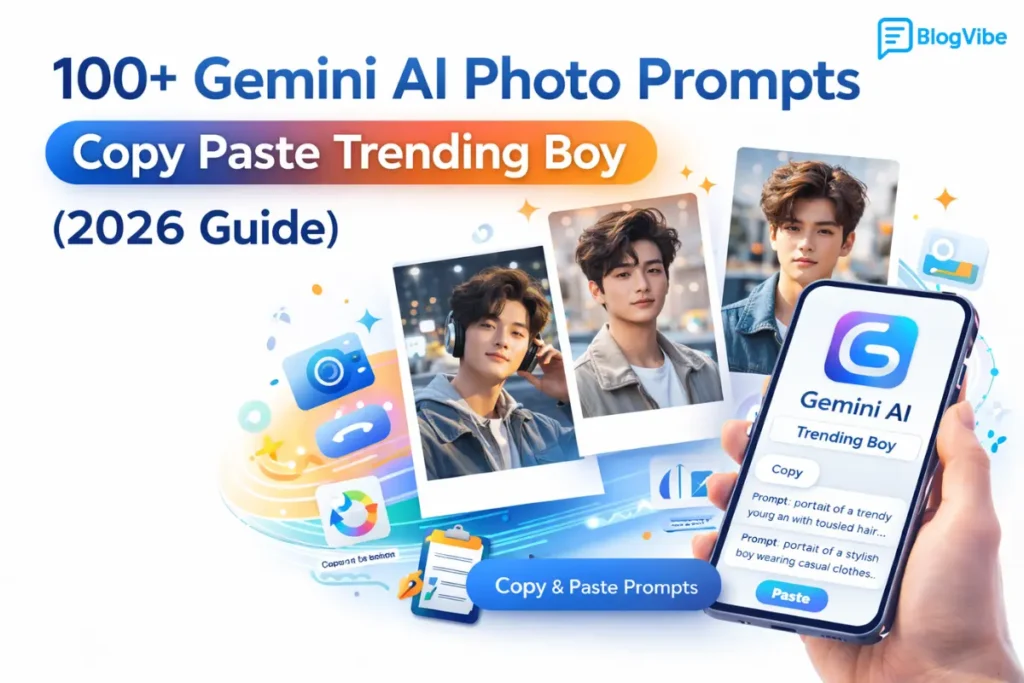 100+ Gemini AI Photo Prompts Copy Paste Trending Boy (2026 Guide)