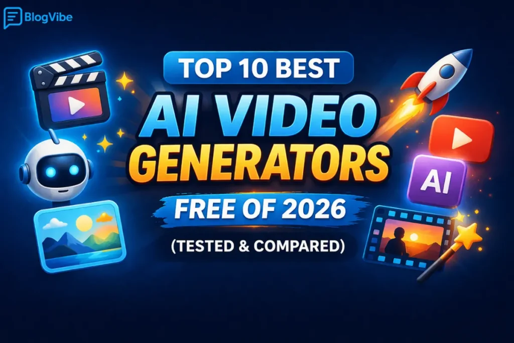 Top 10 Best AI Video Generators Free of 2026 (Tested & Compared)