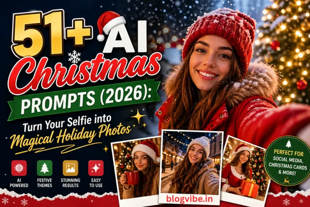 51+ AI Christmas Prompts (2026): Turn Your Selfie into Magical Holiday Photos
