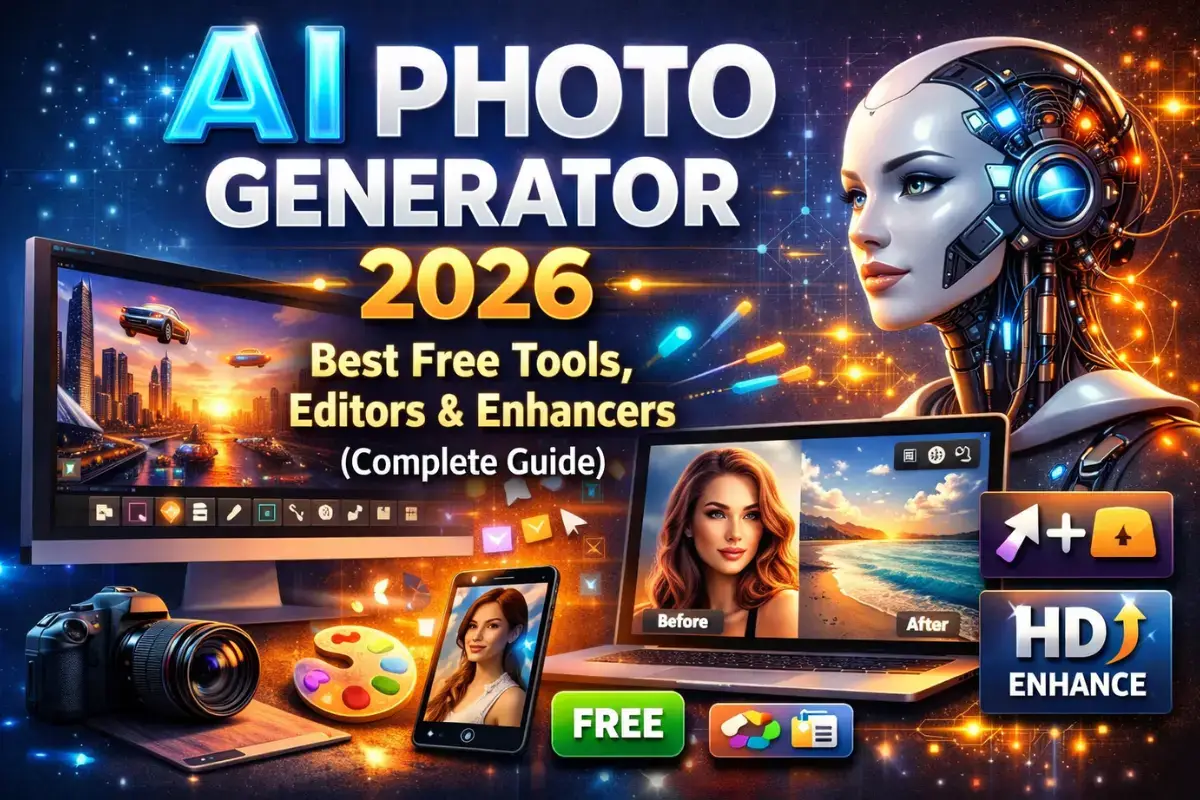 AI Photo Generator 2026: Best Free Tools, Editors & Enhancers (Complete Guide)
