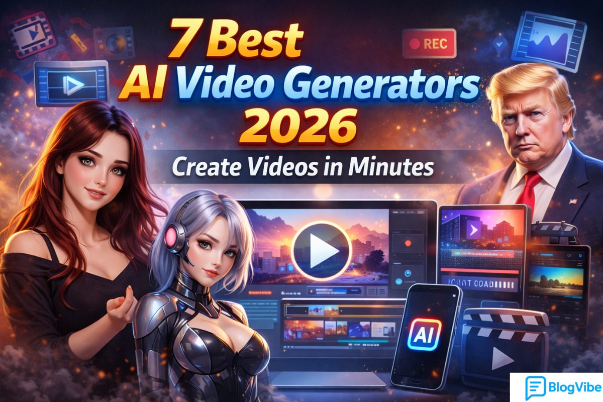 7 Best AI Video Generators 2026: Create Videos in Minutes
