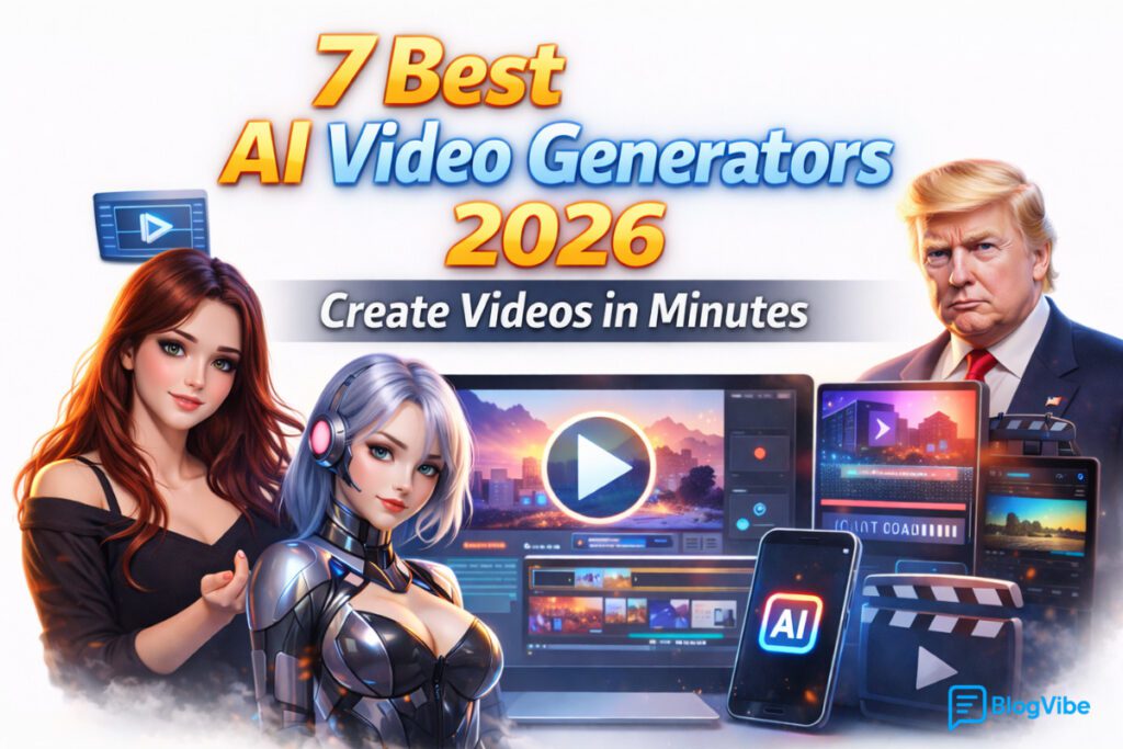 7 Best AI Video Generators 2026: Create Videos in Minutes