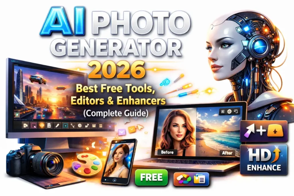 AI Photo Generator 2026: Best Free Tools, Editors & Enhancers (Complete Guide)