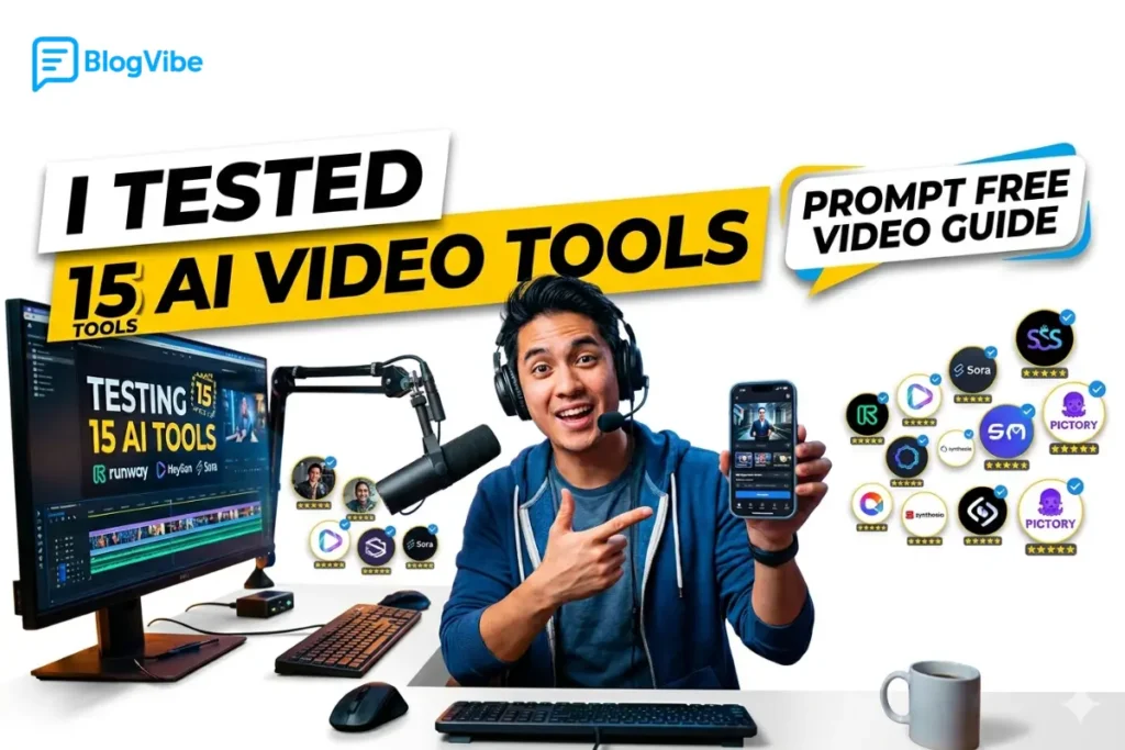 I Tested 15 AI Video Tools Prompt Free Video Guide