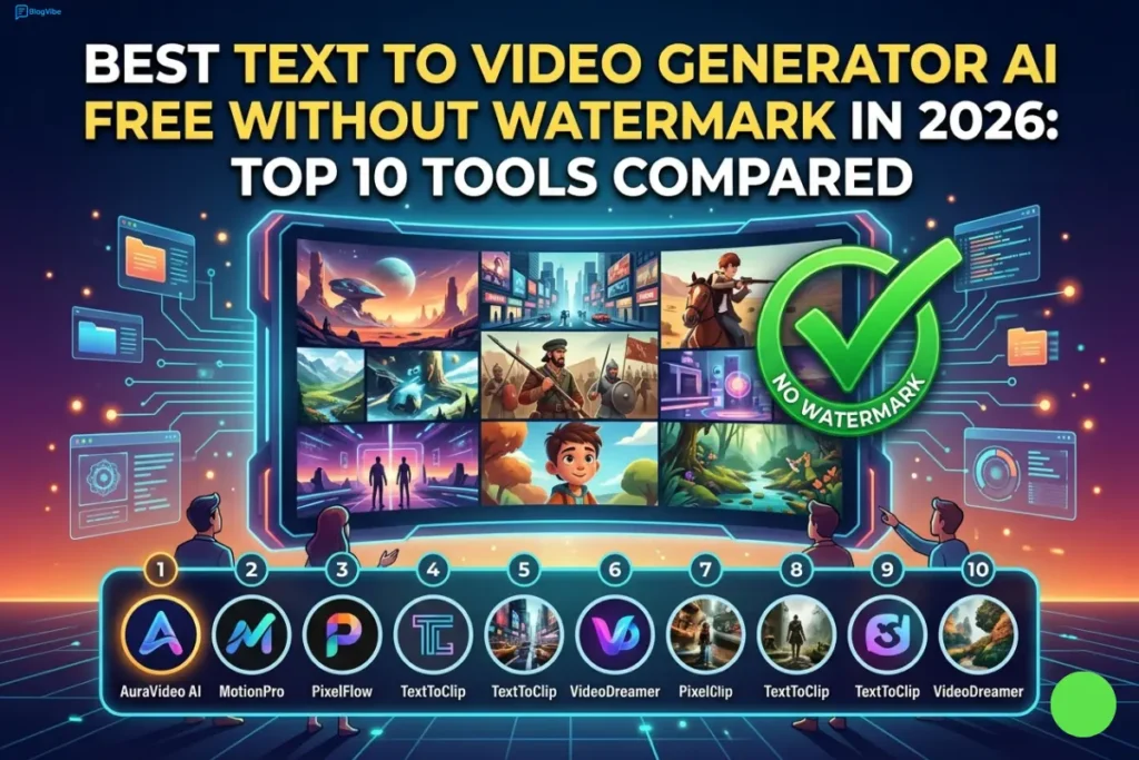 Best Text to Video Generator AI Free Without Watermark in 2026: Top 10 Tools Compared
