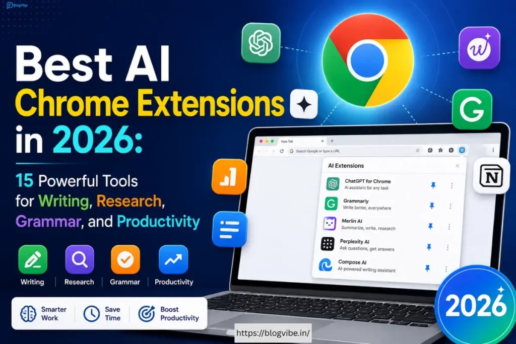 Best AI Chrome Extensions in 2026: 15 Powerful Tools for Writing, Research, Grammar, and Productivity