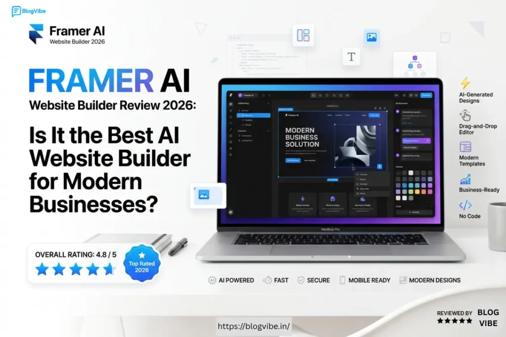 Framer AI Website Builder Review 2026: Is It the Best AI Website Builder for Modern Businesses?