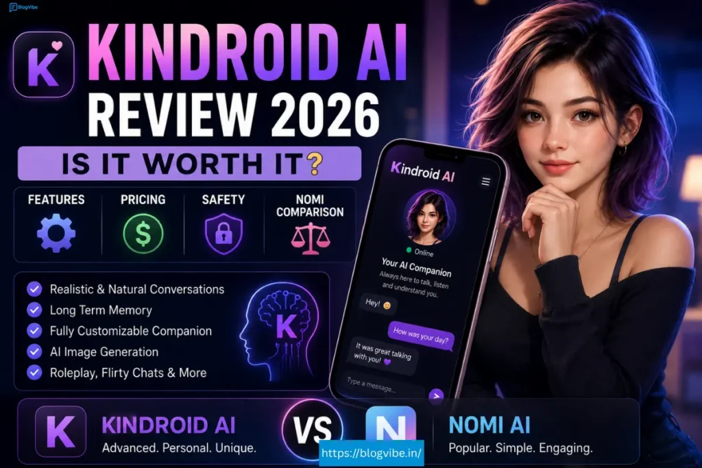 Kindroid AI Review 2026: Is It Worth It? Features, Pricing, Safety & Nomi Comparison