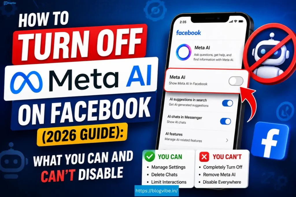 How to Turn Off Meta AI on Facebook (2026 Guide): What You Can and Can't Disable