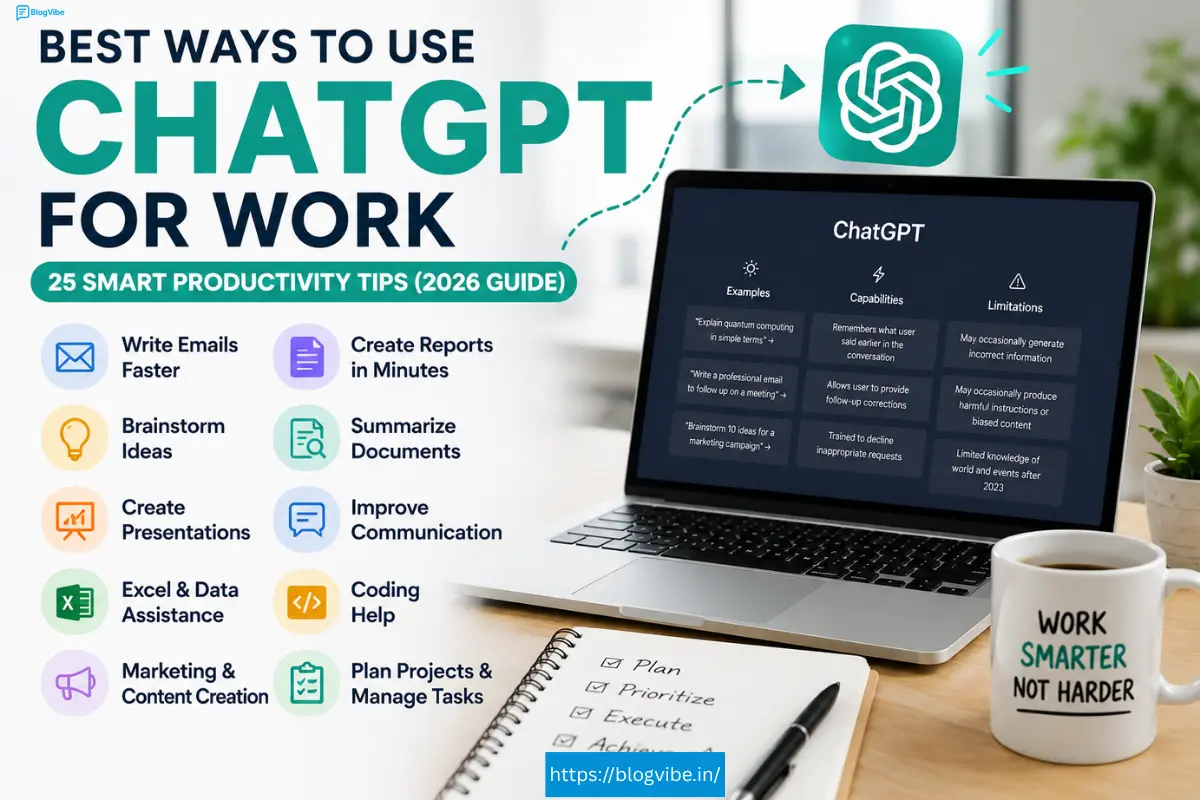 Best Ways to Use ChatGPT for Work: 25 Smart Productivity Tips (2026 Guide)