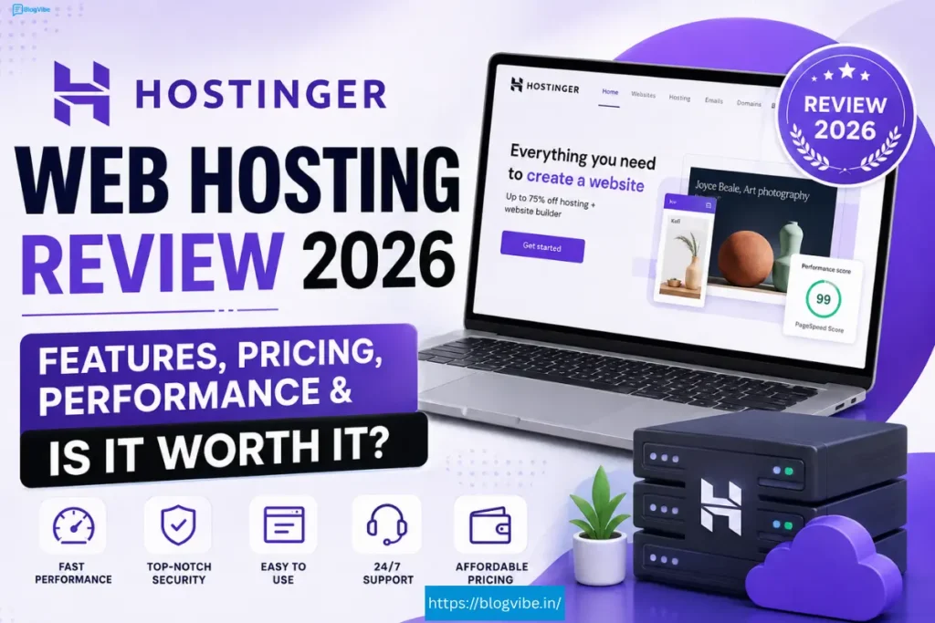 Hostinger Web Hosting Review 2026: Features, Pricing, Performance & Is It Worth It?