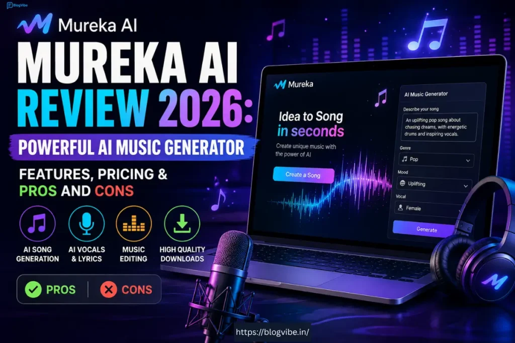Mureka AI Review 2026: Powerful AI Music Generator – Features, Pricing & Pros and Cons
