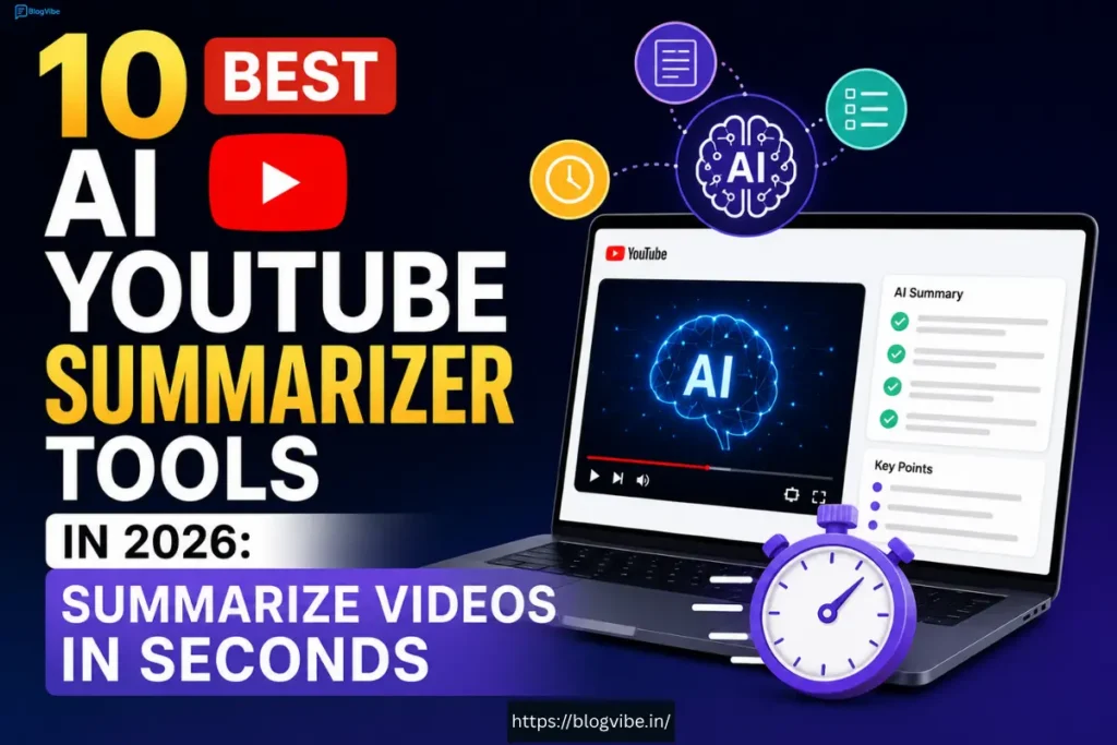 10 Best AI YouTube Summarizer Tools in 2026: Summarize Videos in Seconds