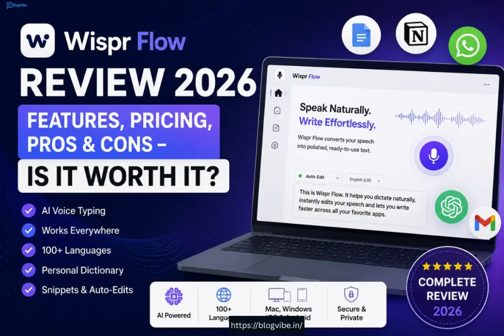 Wispr Flow Review 2026: Features, Pricing, Pros & Cons – Is It Worth It?