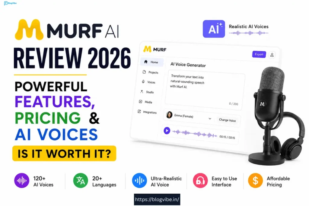 Murf AI Review 2026: Powerful Features, Pricing & AI Voices – Is It Worth It?