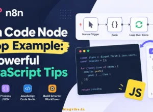n8n Code node loop example
