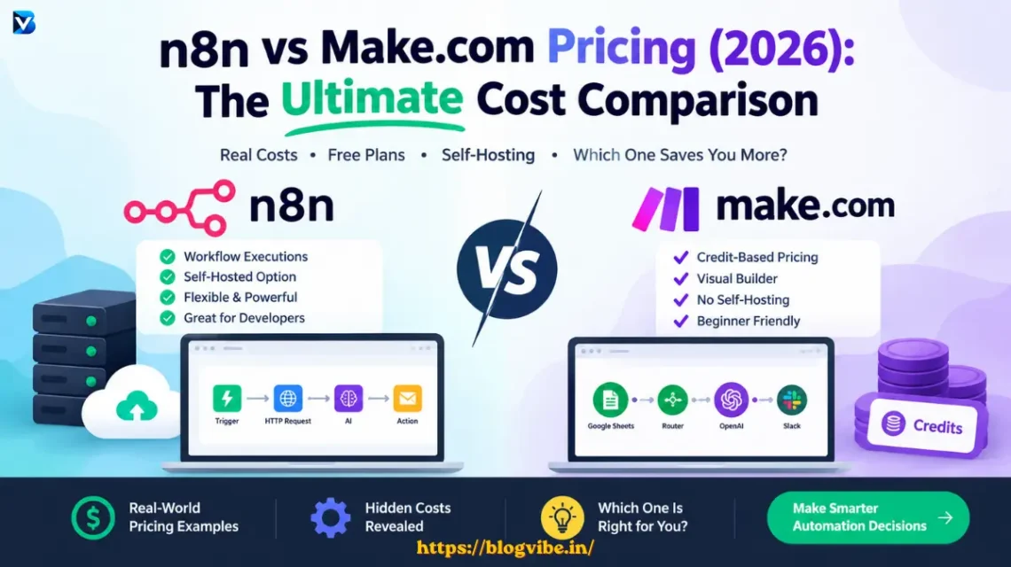n8n vs Make.com: Find the Cheapest Automation Tool
