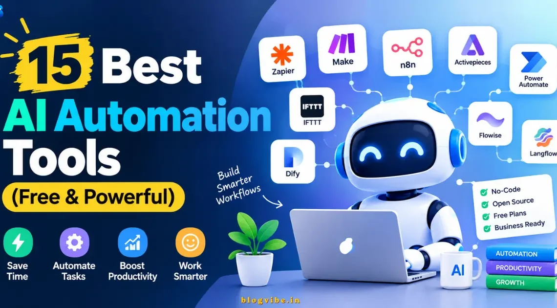 15 Best AI Automation Tools (Free & Powerful) 