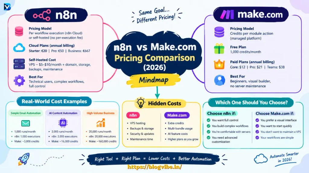 n8n vs Make.com: Find the Cheapest Automation Tool